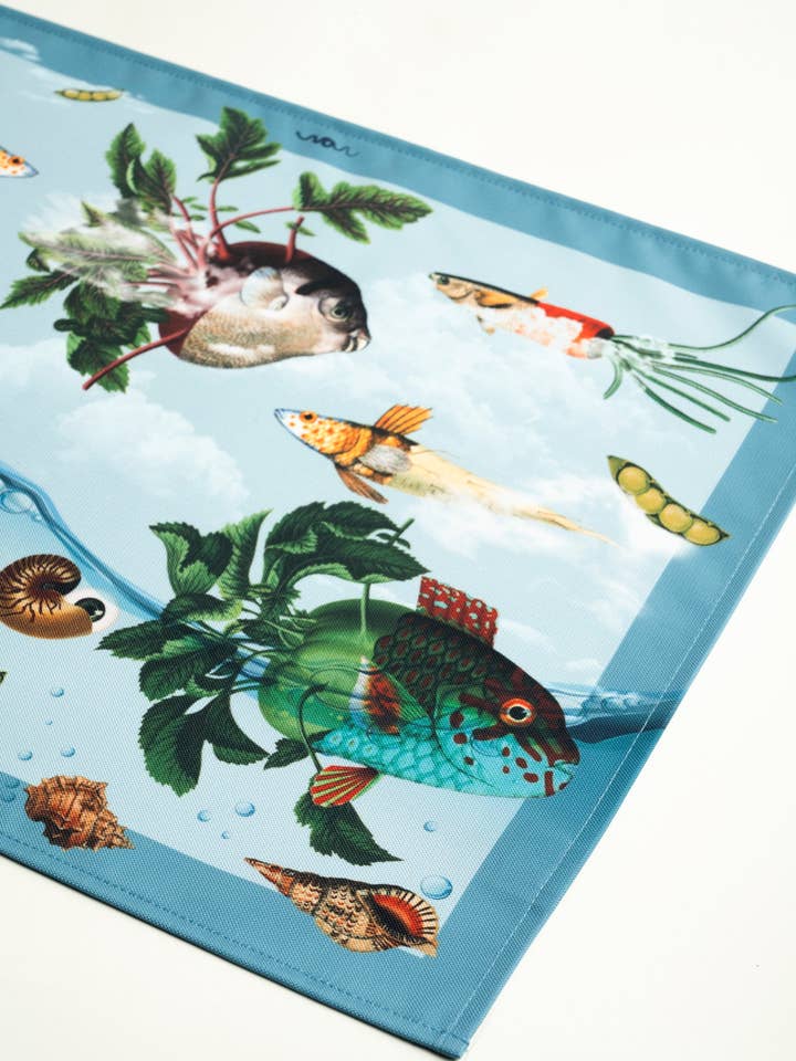 Bordstablett Blå Fiskar för wholesale av Muzaluci