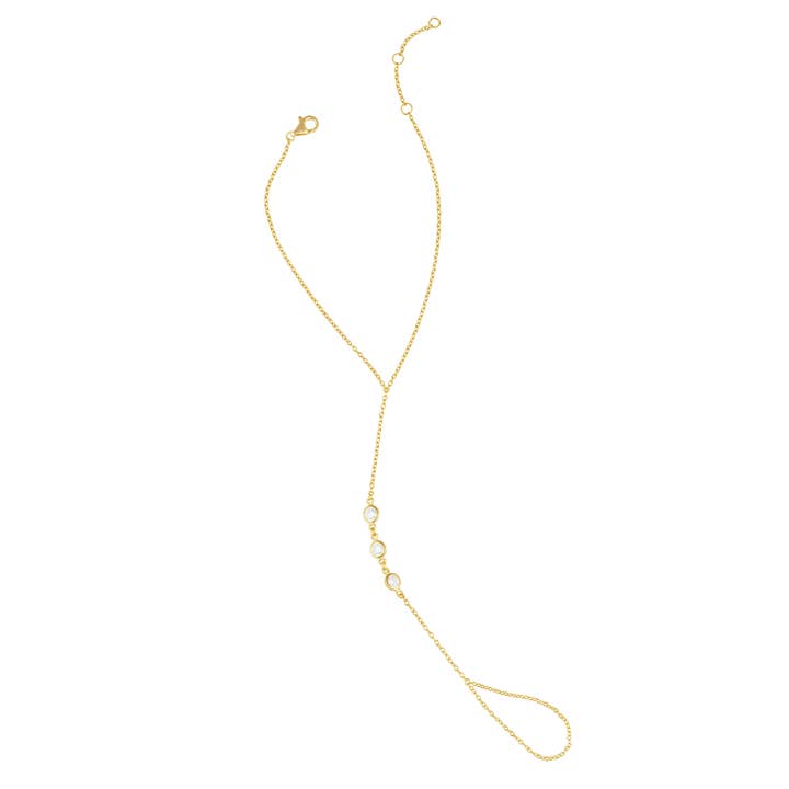 Cz Bezel Håndkæde Armbånd for engroshandel hos Sahira Jewelry Design