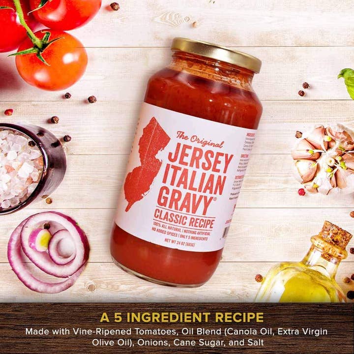 JERSEY ITALIAN GRAVY - Wholesale Sauce - Classic Jersey Italian Gravy - 24 oz.1