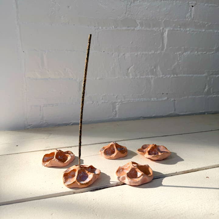 Floral Incense Holders for wholesale by Catherine Rising
