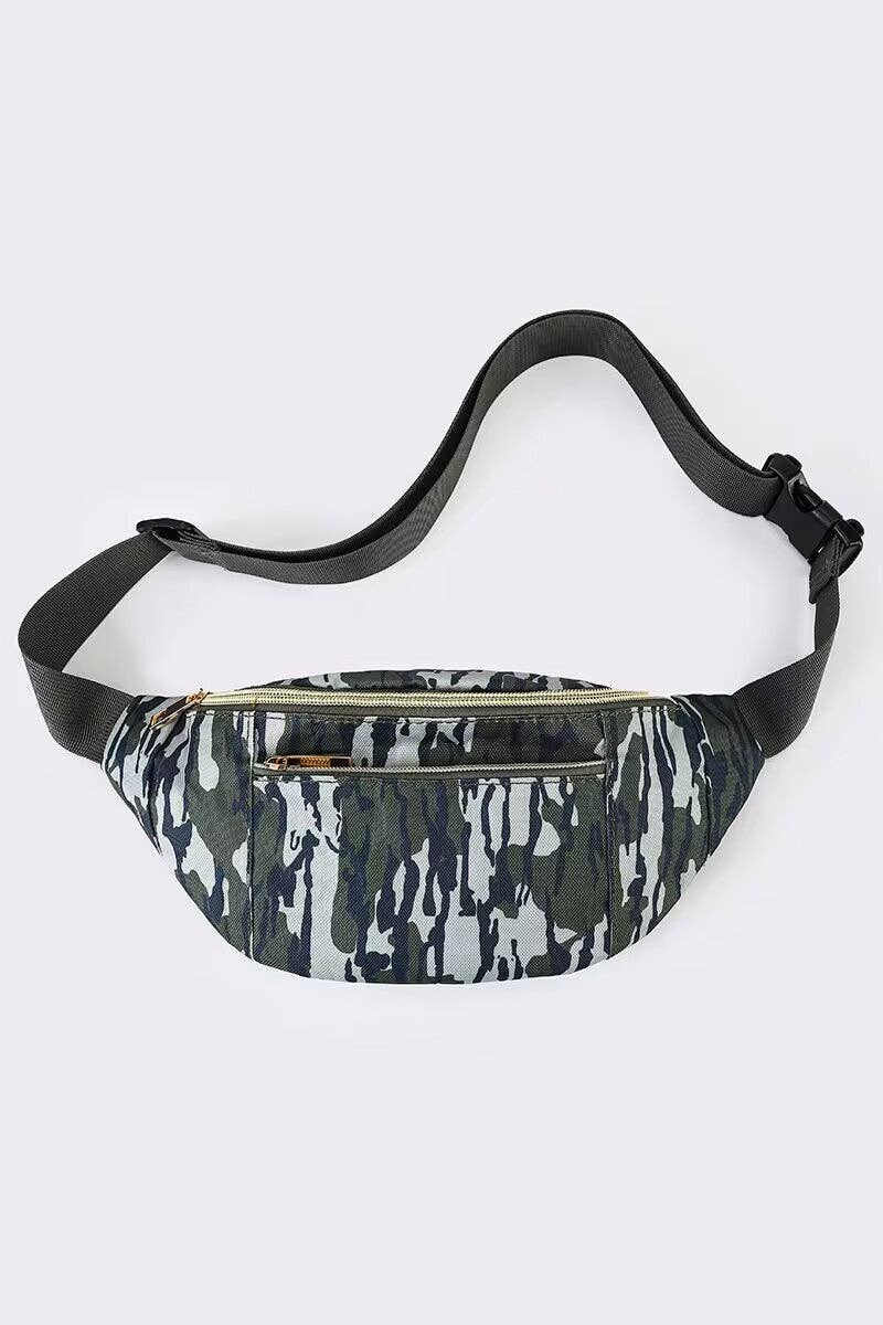 sassy kids palace – Bolsa de cintura – Criança por atacado – Fanny Pack de Cinto Ajustável Camuflagem