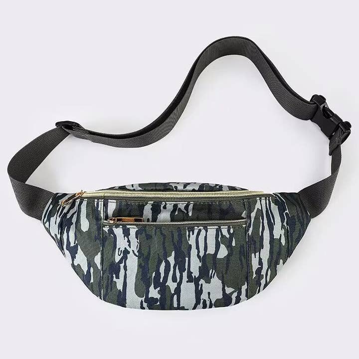 sassy kids palace - Wholesale Belt Bag - Kids - Camouflage Adjustable Belt Fanny Pack