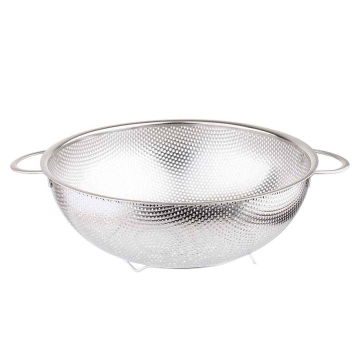 3 Qt Colander with Handles, Stainless Steel for wholesale by TableCraft Products Company