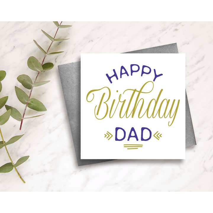 Birthday Card for Dad for wholesale by LauraFabbriArt