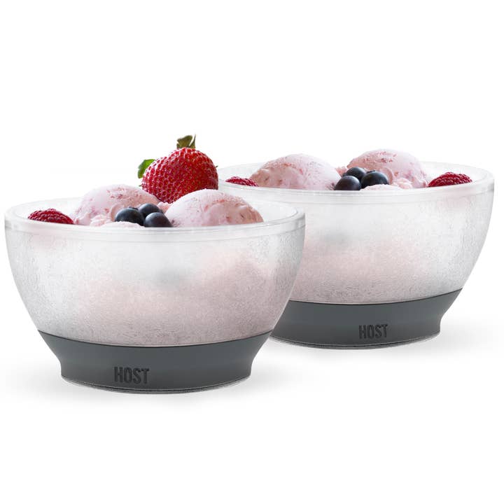 HOST - Wholesale Bowl - Ice Cream FREEZEâ„¢ Cooling Bowls w/ Cooling Gel - Set of 2