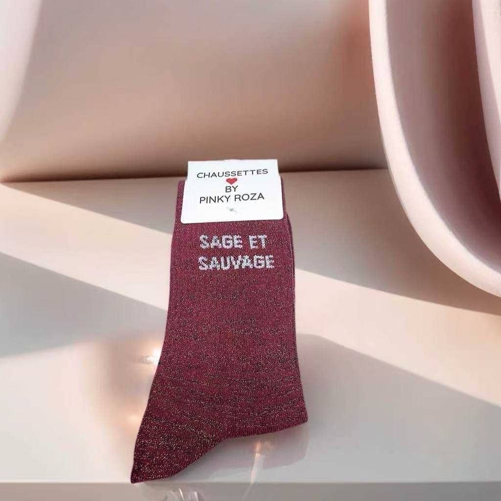 Anais - Wholesale Socks - Women's - high glitter sock39