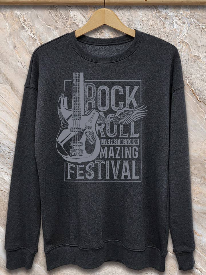 SPT-SS-186-C1_Sweat-shirt Rock & Roll pour la vente par SP Tops, Inc.