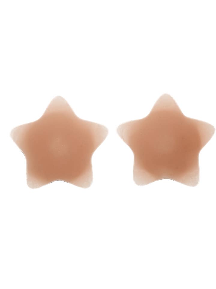 TITA - Wholesale Nipple Pasties - Women's - Star Nipple Covers in Nude II | Seamless & Reusable