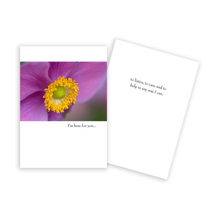 Floral Comfort Card for wholesale by Sun Day Greetings