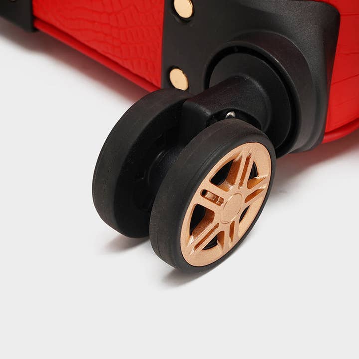 Tote&Carry - Wholesale Luggage - Apollo 2 Suitcase 2 Piece Set in Red19