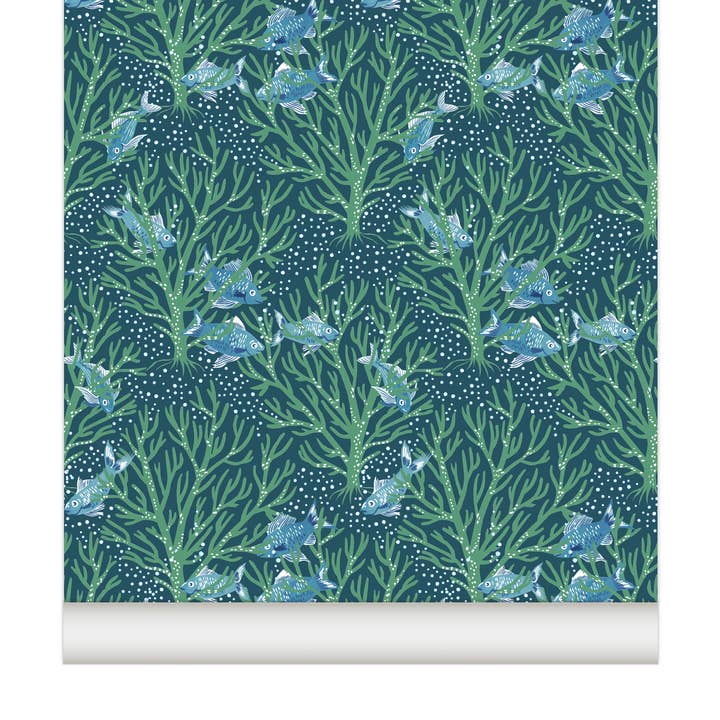 Little Cabari - Wholesale Wallpaper - RÉCIF Encre wallpaper