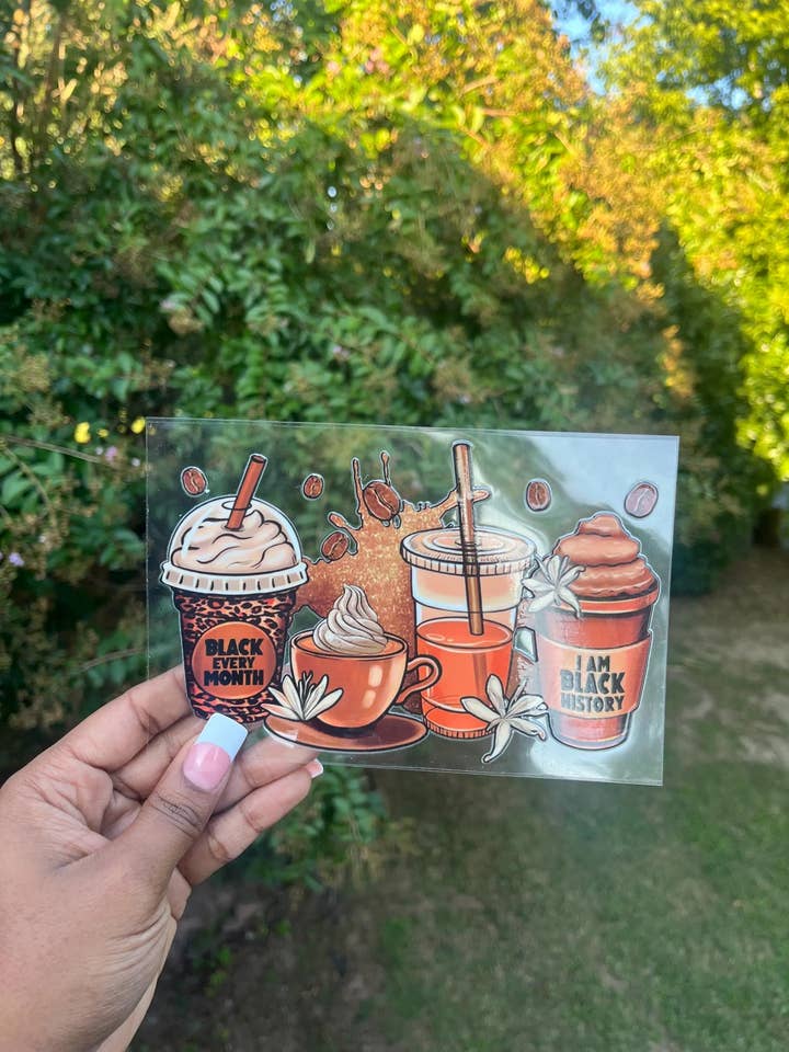 Envoltura de Vaso de Orgullo de la Historia Negra – Calcomanía para Taza UV DTF para venta al por mayor de Love To Create