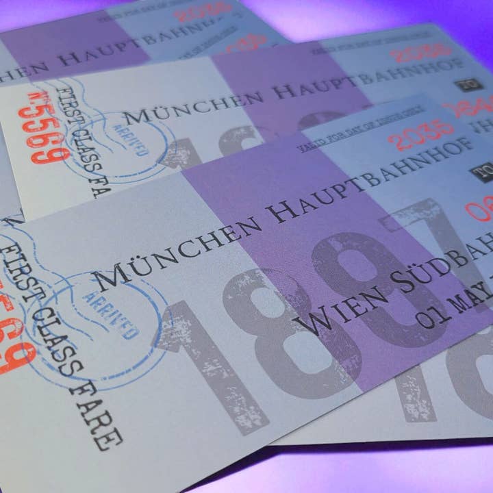 Dracula Jonathan Harker Train Ticket Bookmark
for wholesale by Junkyard Bunnie LLC