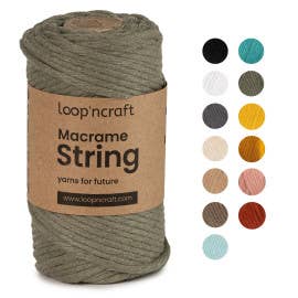Loop'ncraft – wholesale Craft supplies – Macrame String 5mm - 330g7