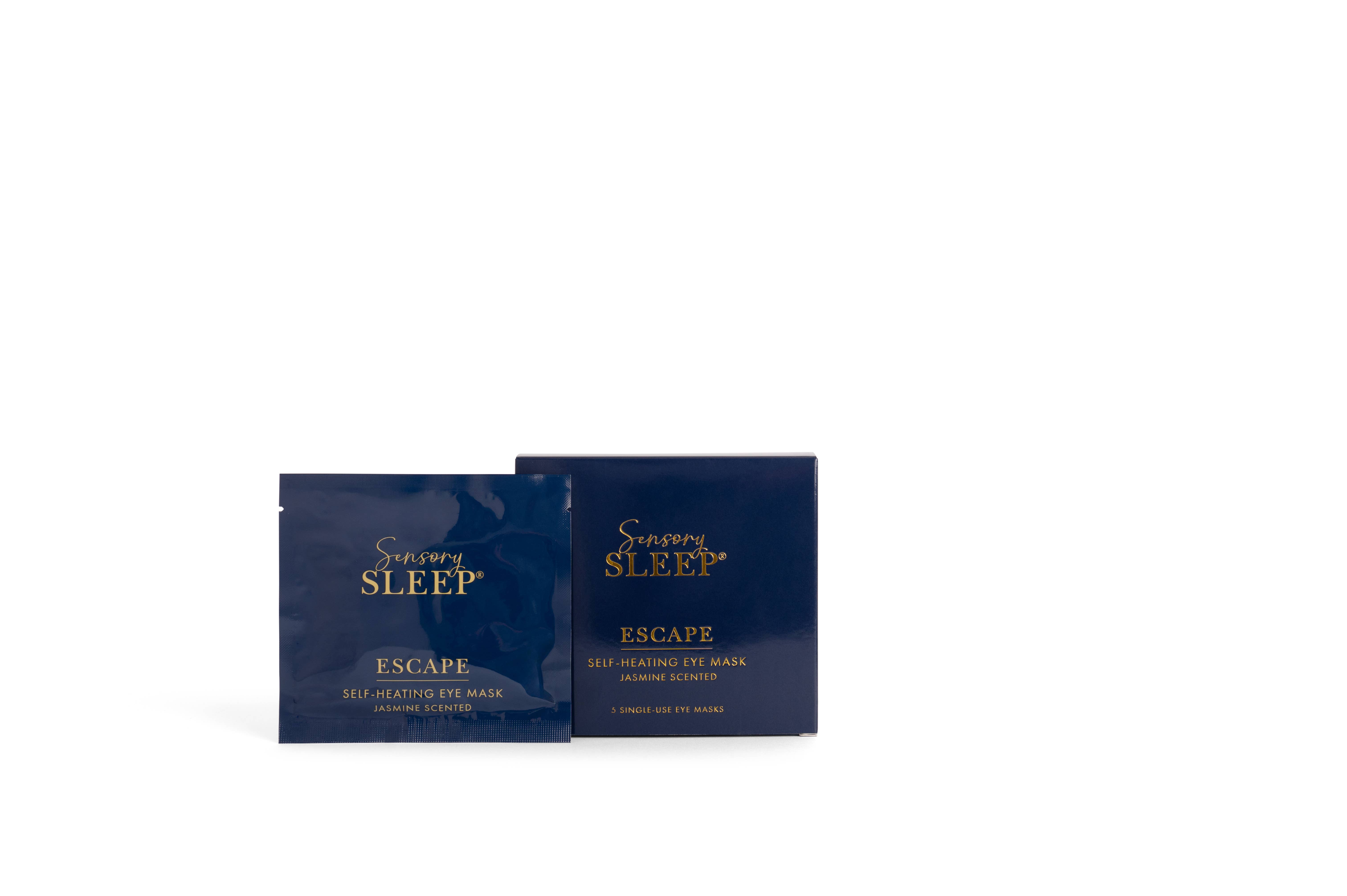 Sensory Retreats - Vendita all'ingrosso Maschera per dormire - Maschera riscaldante per occhi Sensory Sleep Escape al profumo di gelsomino3