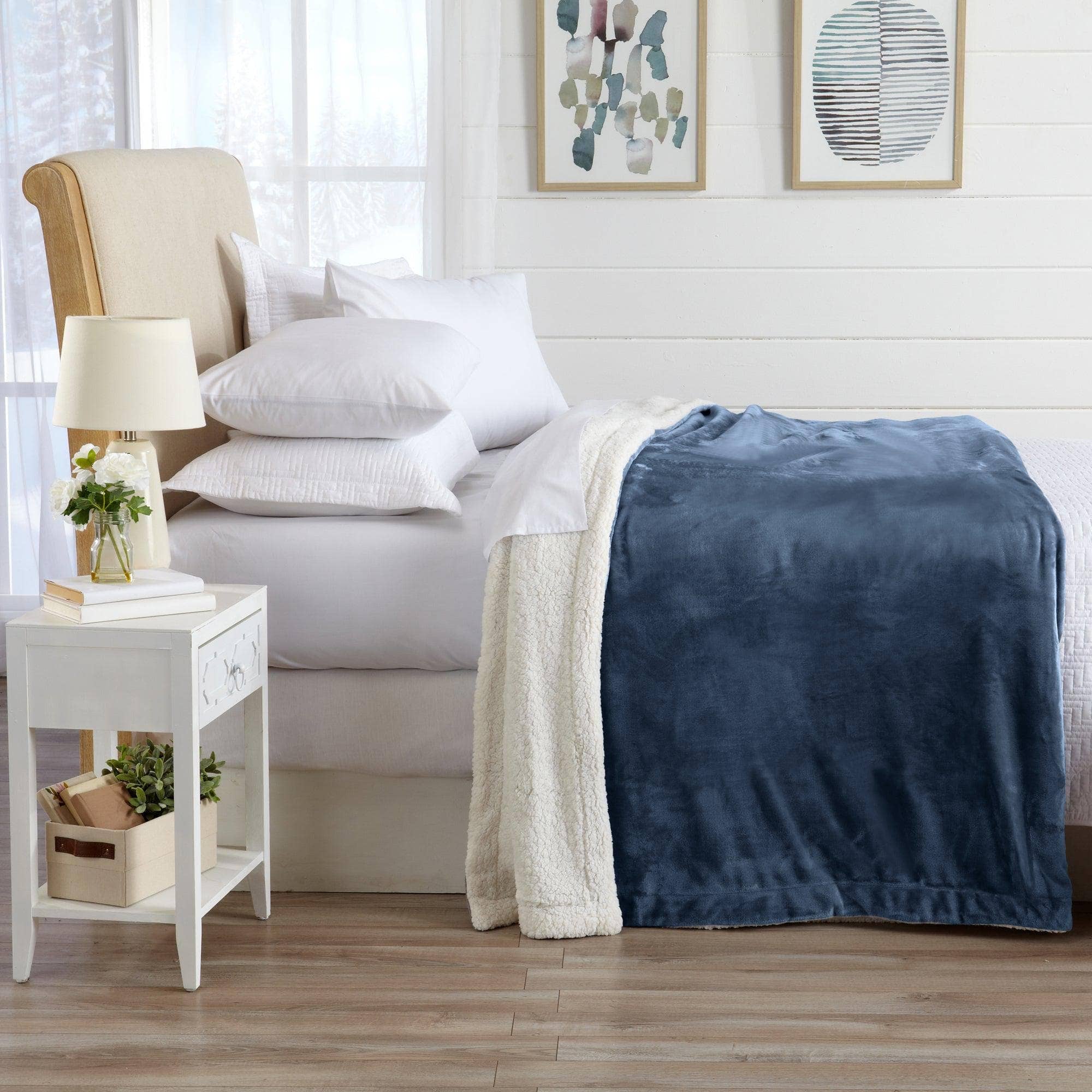 BH Collective - Wholesale Bedding Blanket - Bed Blanket - Velvet Plush & Sherpa Reverse - Kinsley61