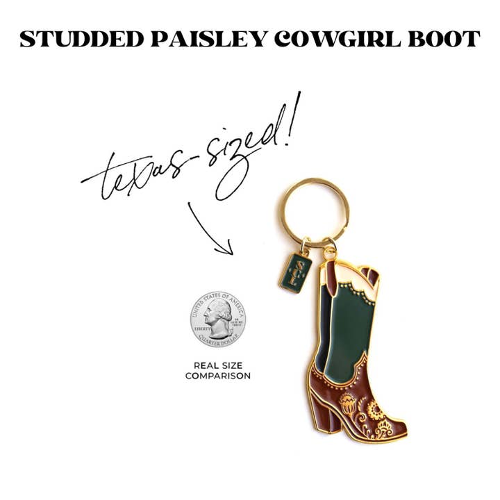 Sophisticated Country Lady - Wholesale Keychain - Women's - Lil Lady Cowgirl-Country Keychains with Giftable Pouch