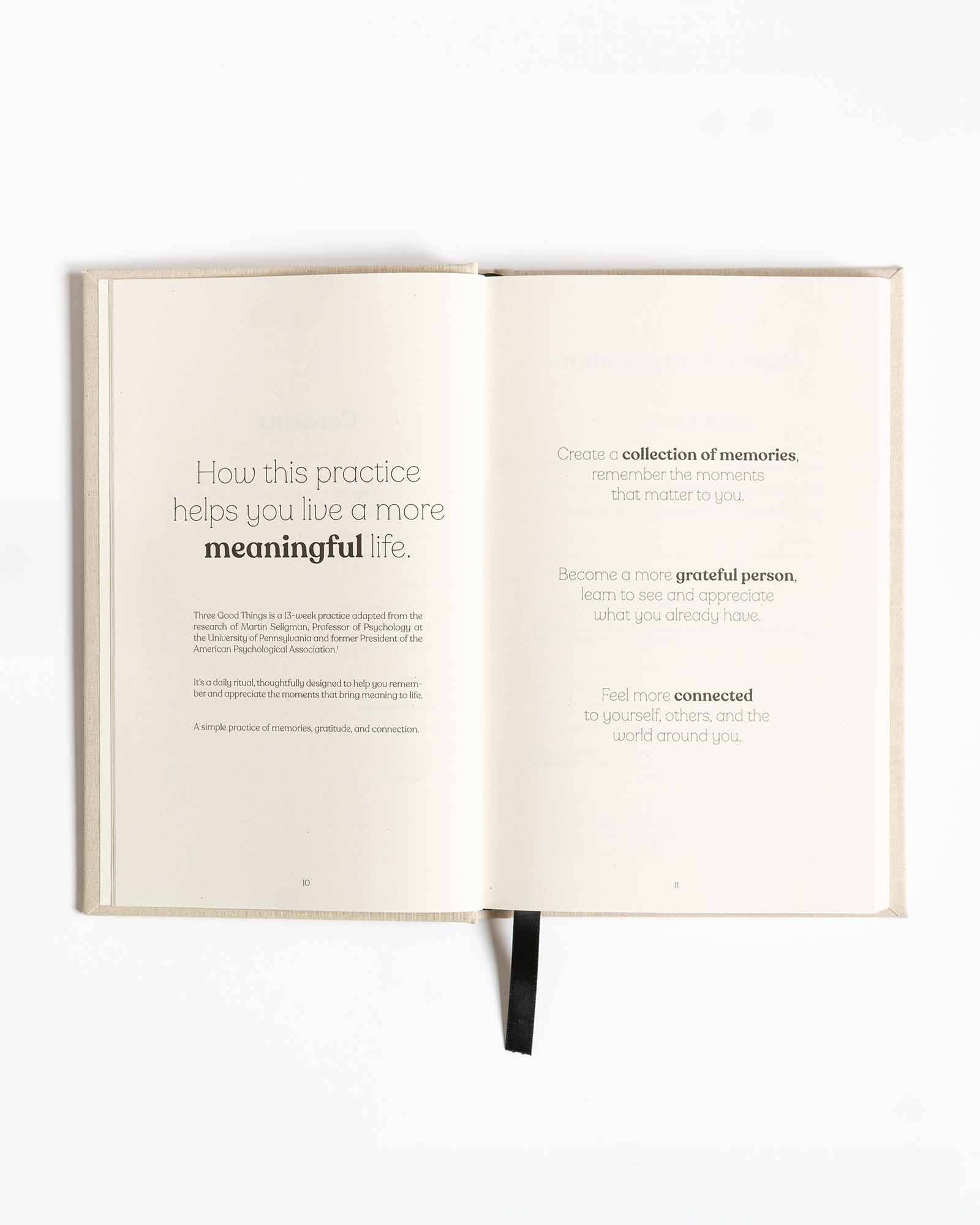 Good Memories Co - Wholesale Journal/Diary - Three Good Things Journal - Memories, Gratitude, Connection3