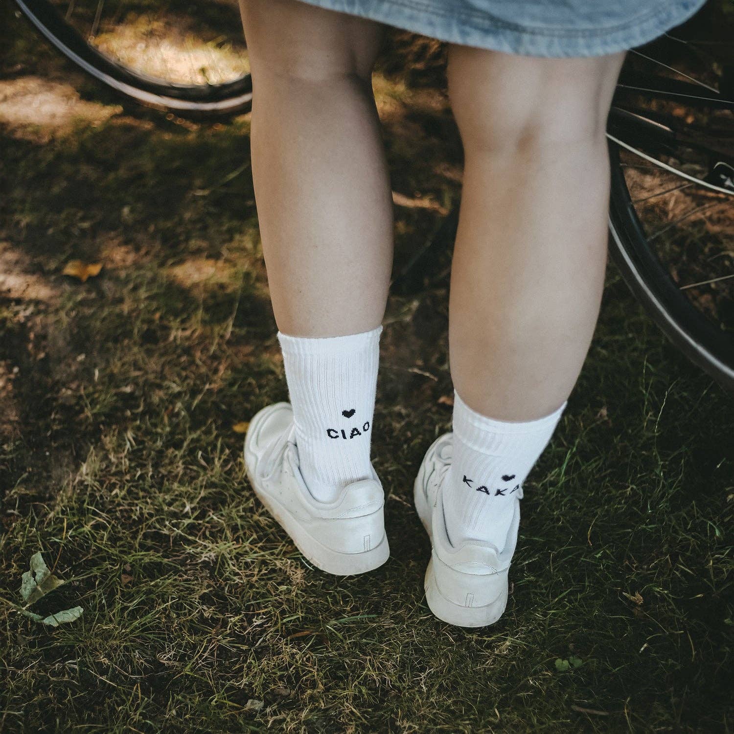 Eulenschnitt - Wholesale Socks - Unisex - Socks white Ciao Kakao S (PU = 5 pcs.)0