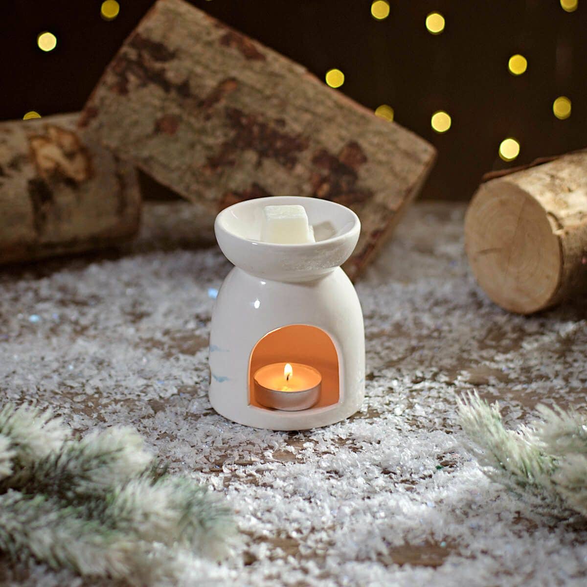 Langs - Wholesale Wax Warmer - Frosted Forest Animals Ceramic Burner1