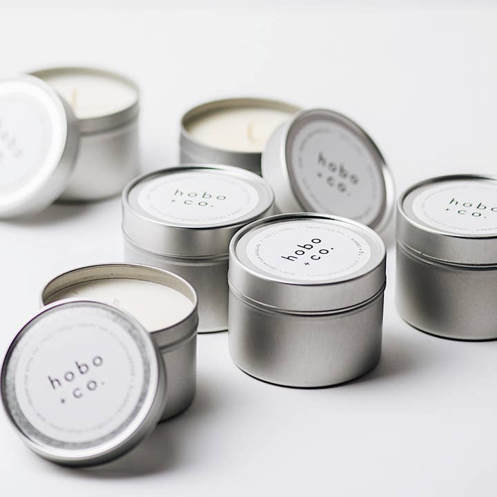 hobo + co. candles - Wholesale Travel Candles - 'Congratulations' Scented Soy Travel Tin Candle