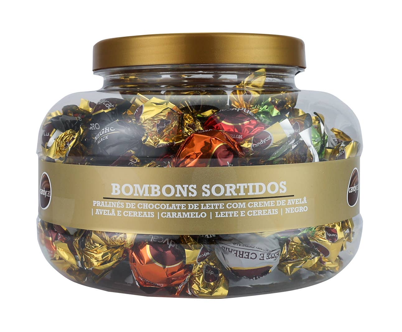 Candycat - Wholesale Chocolate Covered Sweets - Assorted Candy Pot - 800g