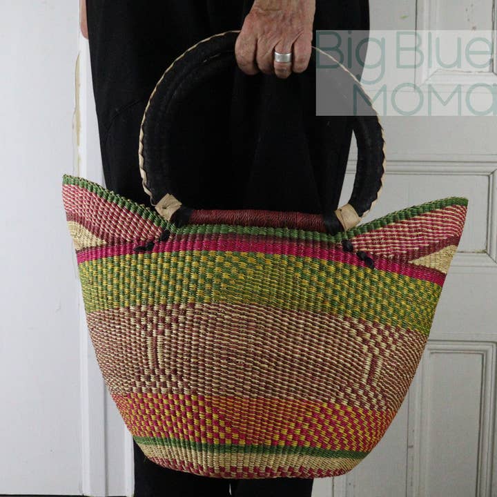 Big Blue Moma - Wholesale Grocery/Shopping Bag - U Shopper Large - Traditional Palette34