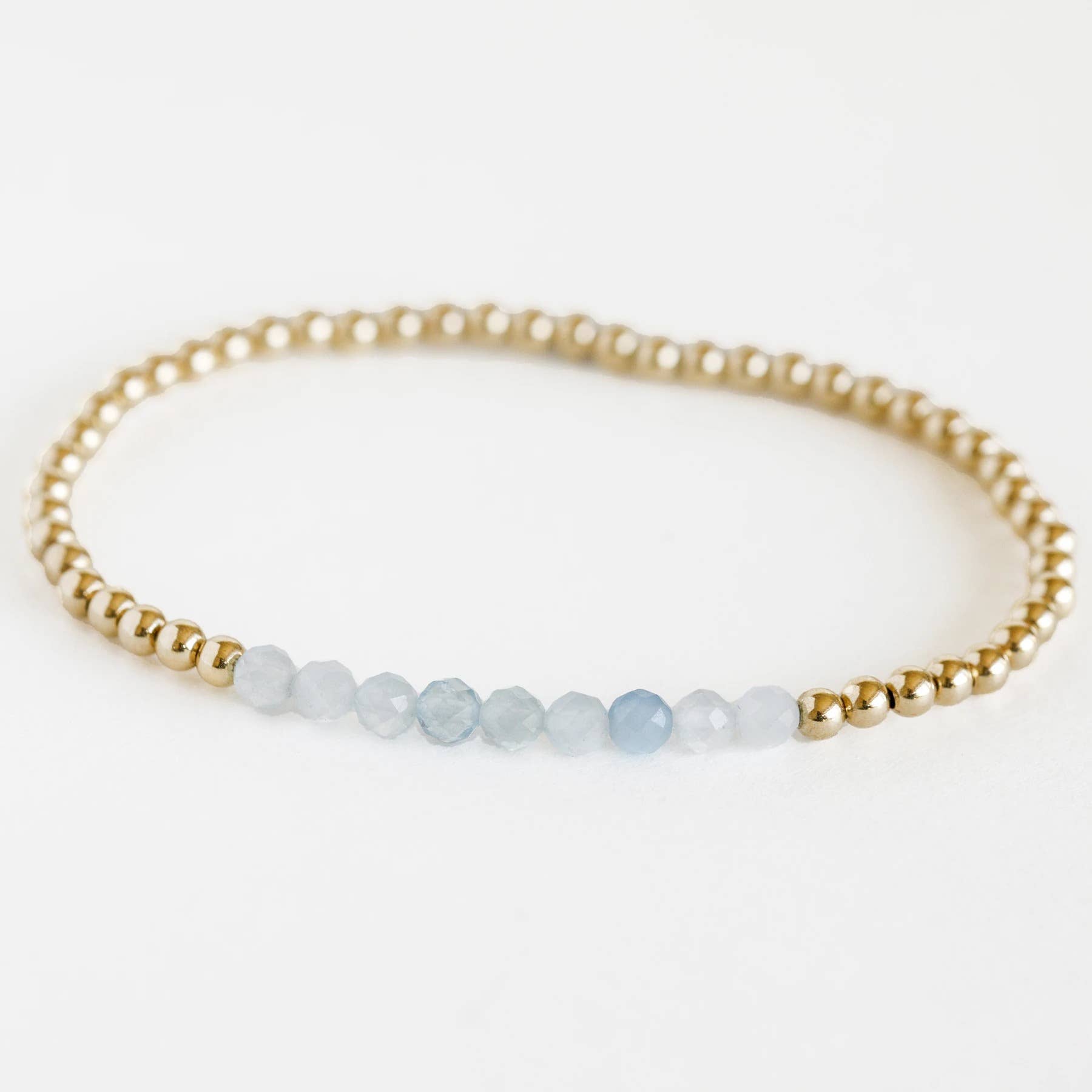 Andie Gechtman Studio – Großhandel Perlenarmband – März Birthstone Armband1