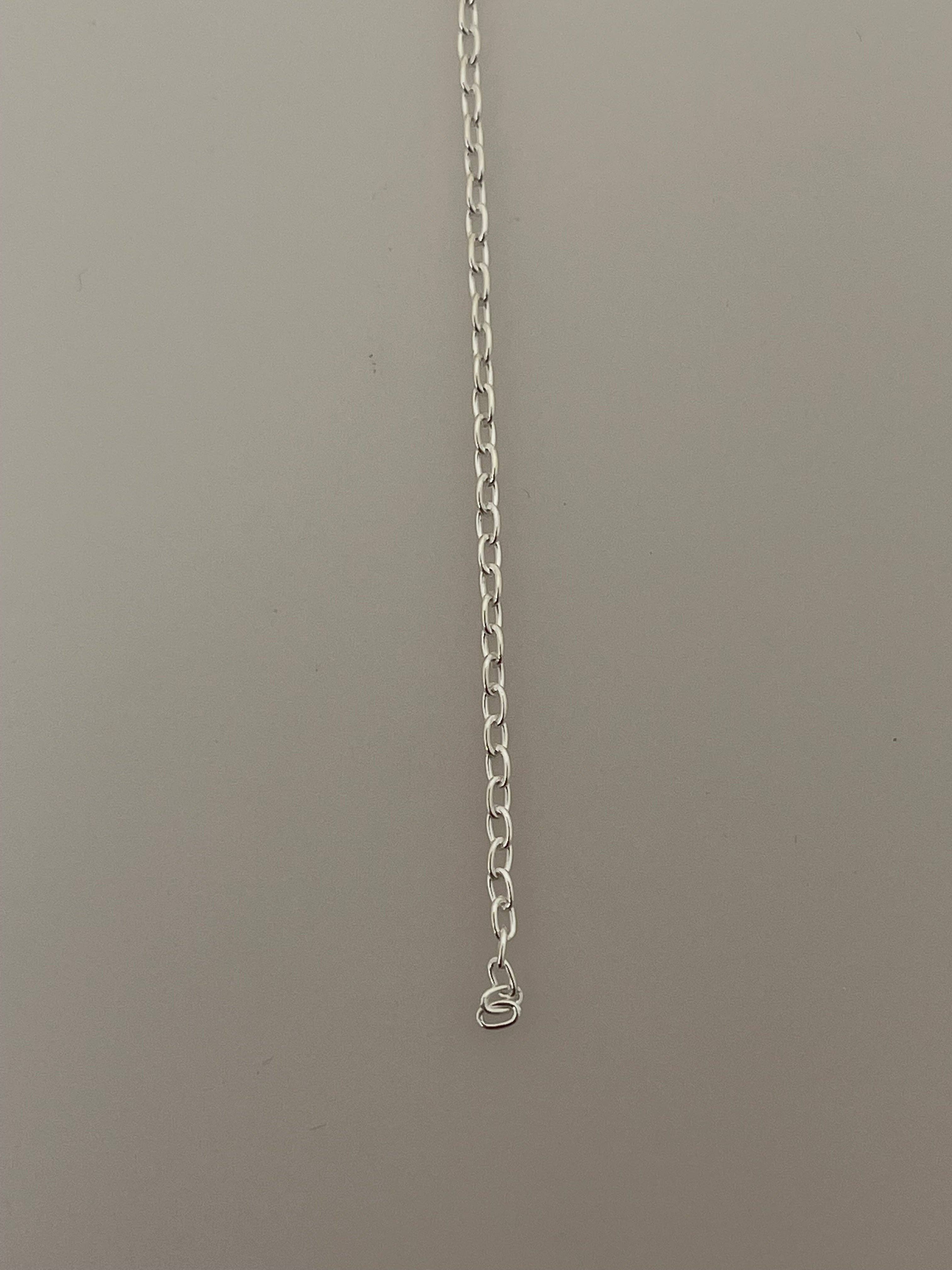 Purity Beads - Wholesale Craft Supplies - Sterling Silver Chain 925 Sterling Silver all the way through, Flat long Cable Chain | 1 Foot4