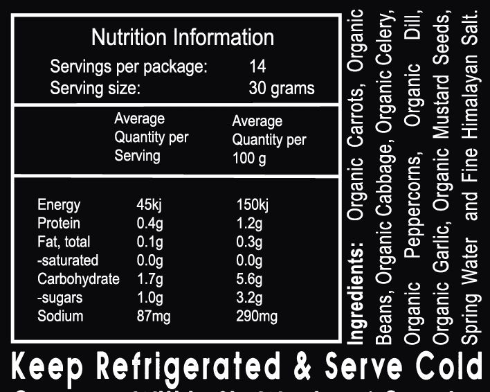 Spiralz Fermented Foods - Wholesale Pickled Vegetables - Spiralz Organic Garlic & Dill Immune Booster Sauerkraut2