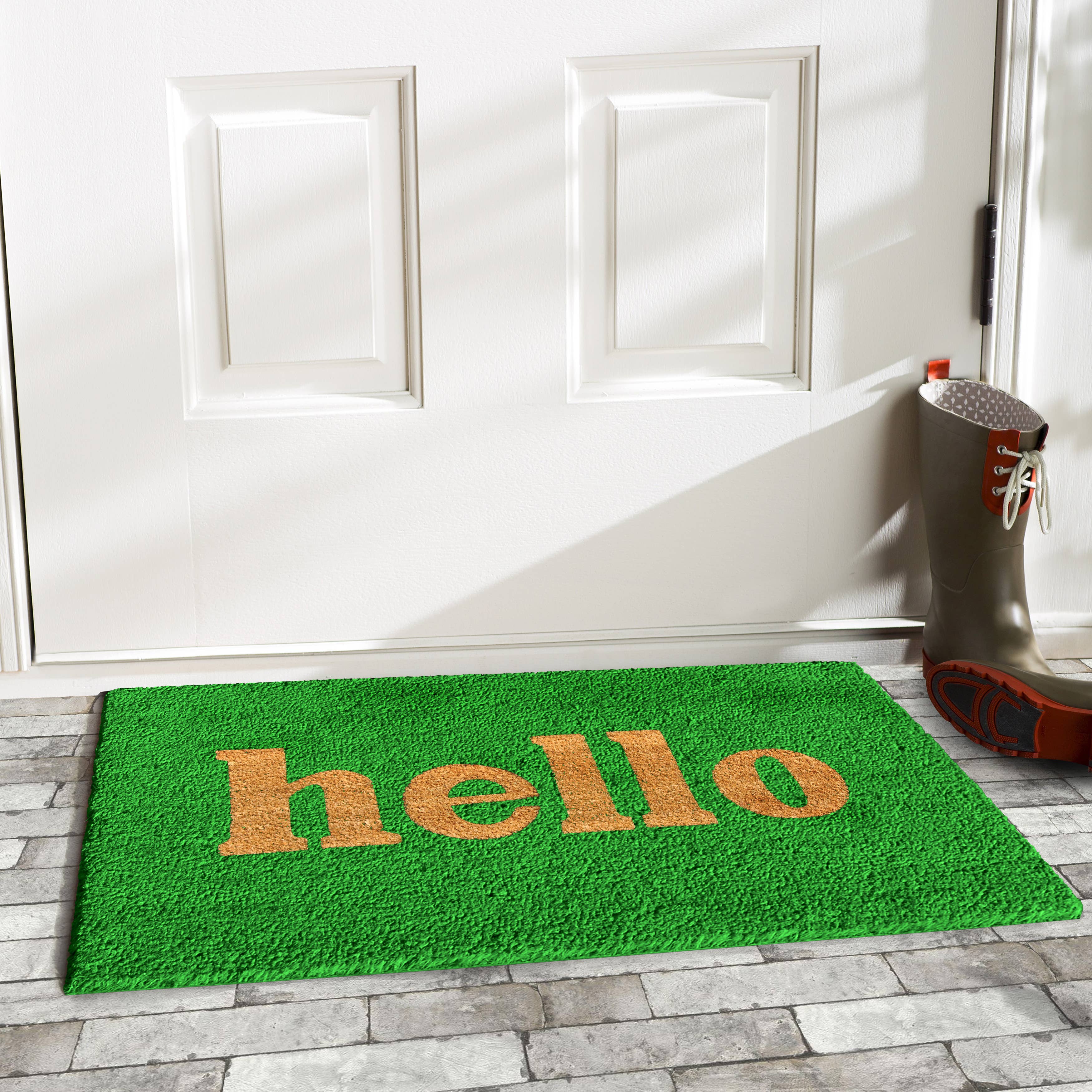 Calloway Mills – wholesale Door mat – Block Hello Doormat1