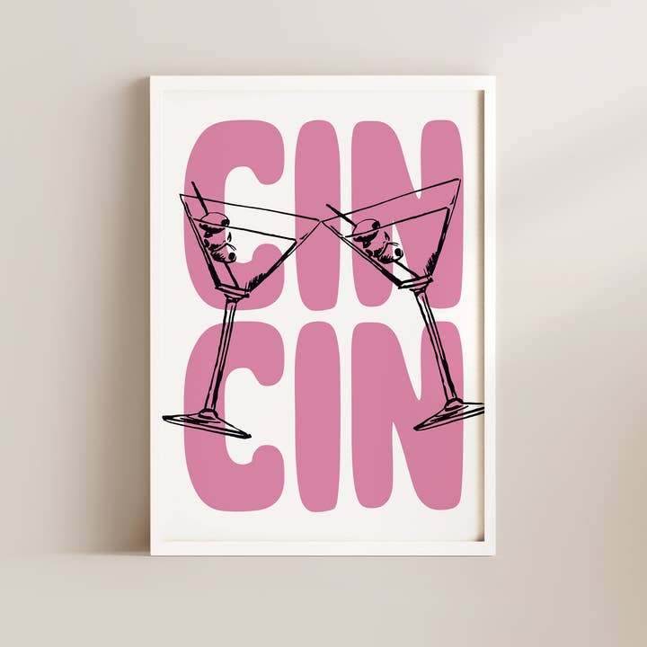 Alluvion - Wholesale Art Print - Cin Cin Pink Wall Art Print4