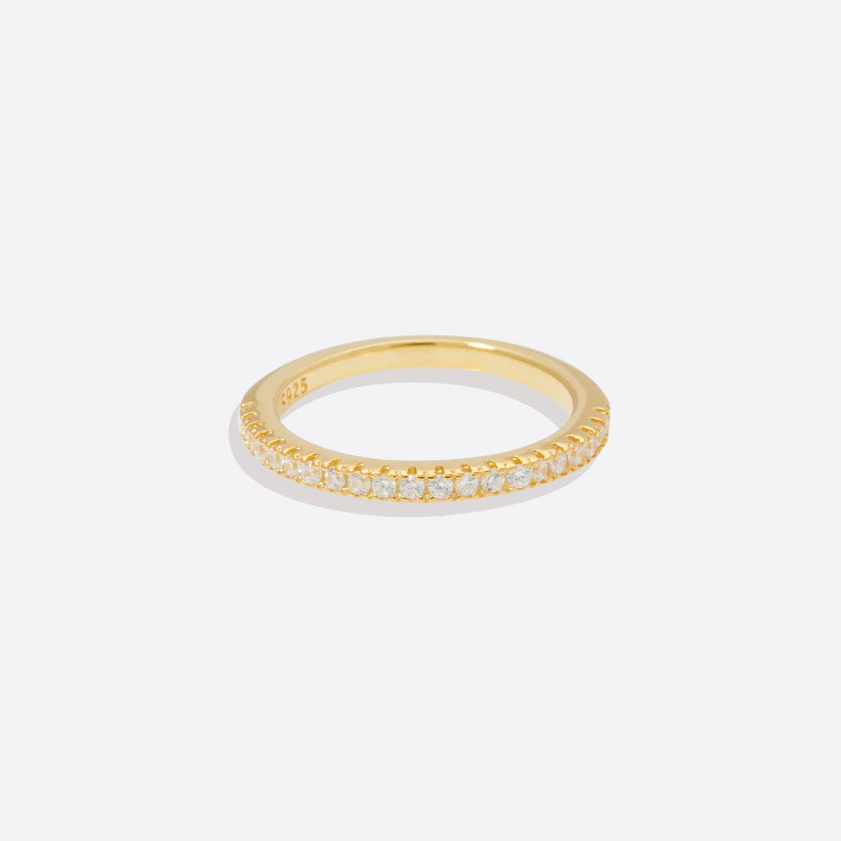 Mint & Lily - Wholesale Band/Stacked Ring - Micro Pavé Eternity Band