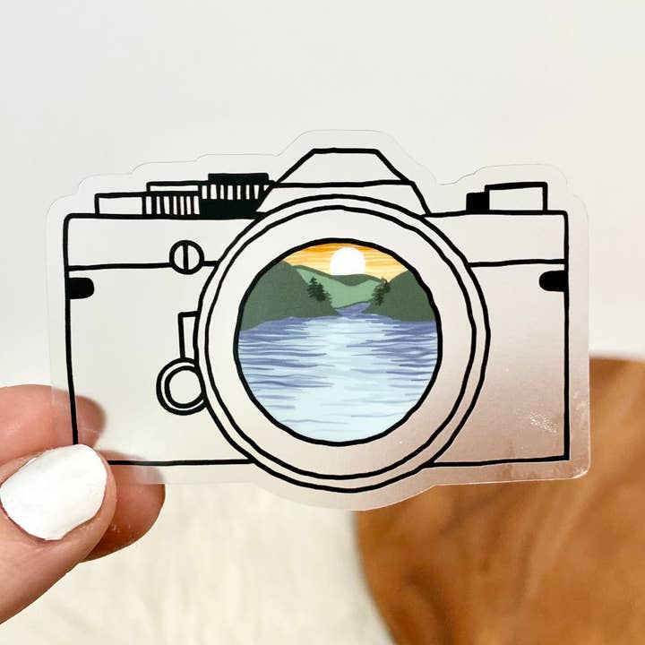 Big Moods - Wholesale Sticker - Camera Nature Clear Sticker0