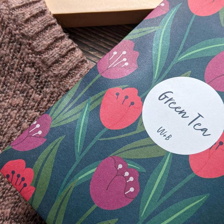 Robert Frederick Ltd – wholesale Sachet – Willow and Belle Scented Hanging Sachet - Set of 4 Green Tea - Tulips Design7