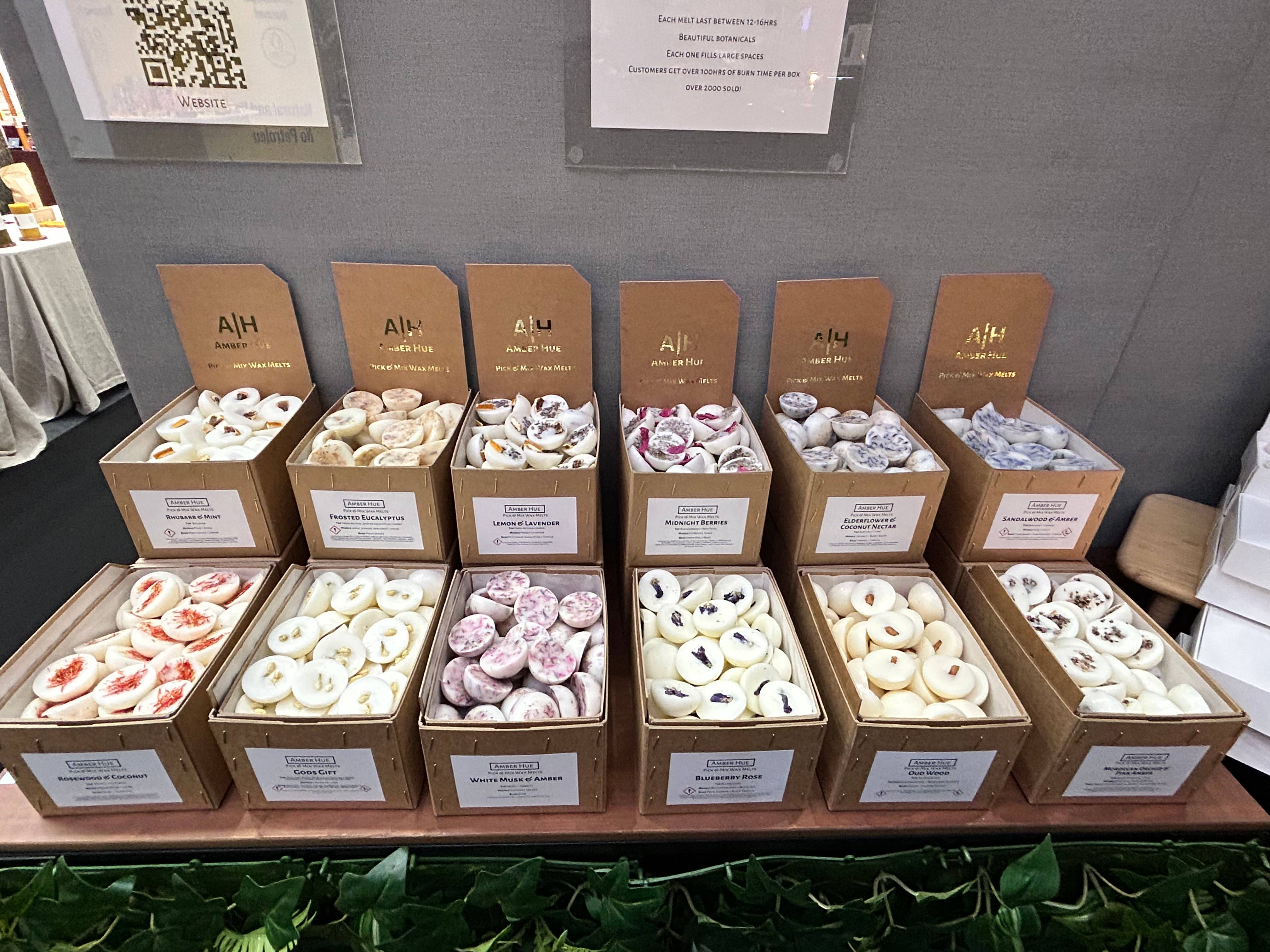 Amber Hue Candles – wholesale Wax melt – Pick your own botanical wax melts 13