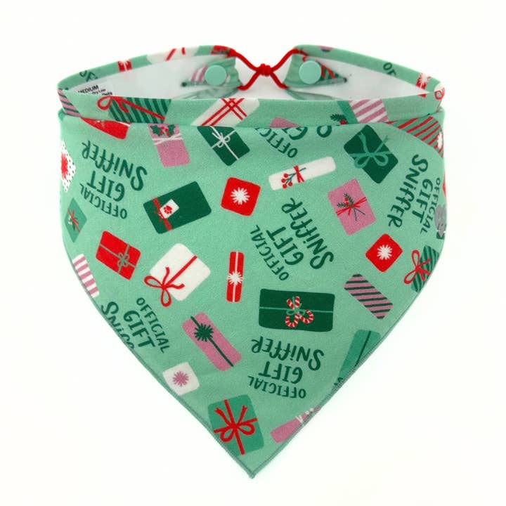 Legit Adorable Pets - Wholesale Pet Bandana - Dog - Official Gift Sniffer on Mint Bandana1