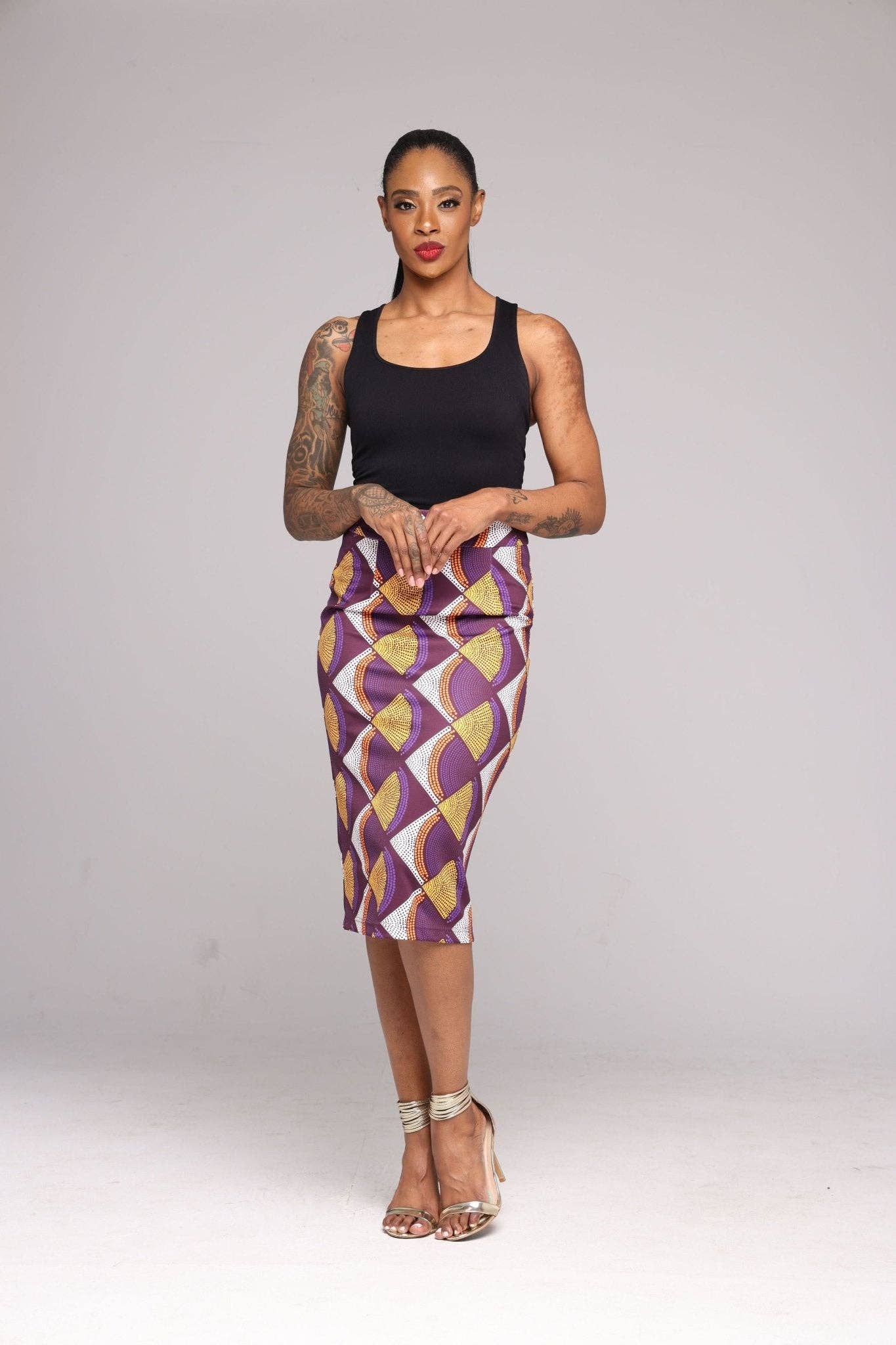 Ray Darten - Wholesale Skirt - Women's - Sule Stretch Pencil Skirt1