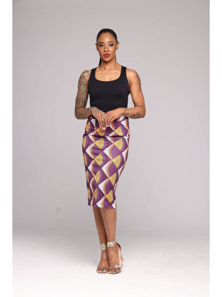 Ray Darten - Wholesale Skirt - Women's - Sule Stretch Pencil Skirt1