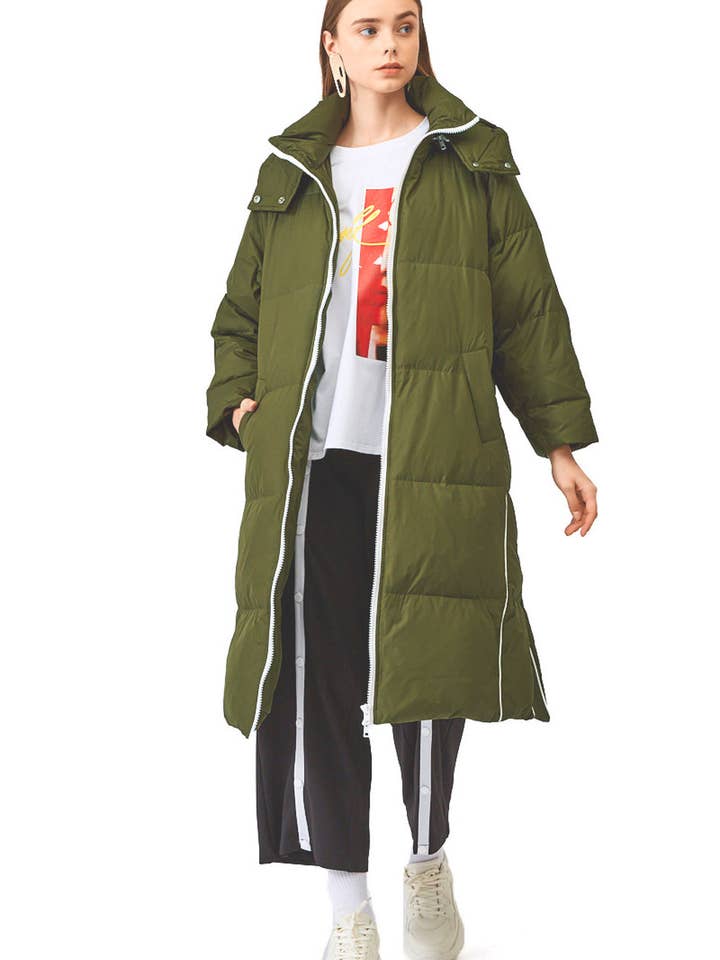 Casaco Puffer Acolchoado Com Capuz Acolchoado por atacado de Urlazh