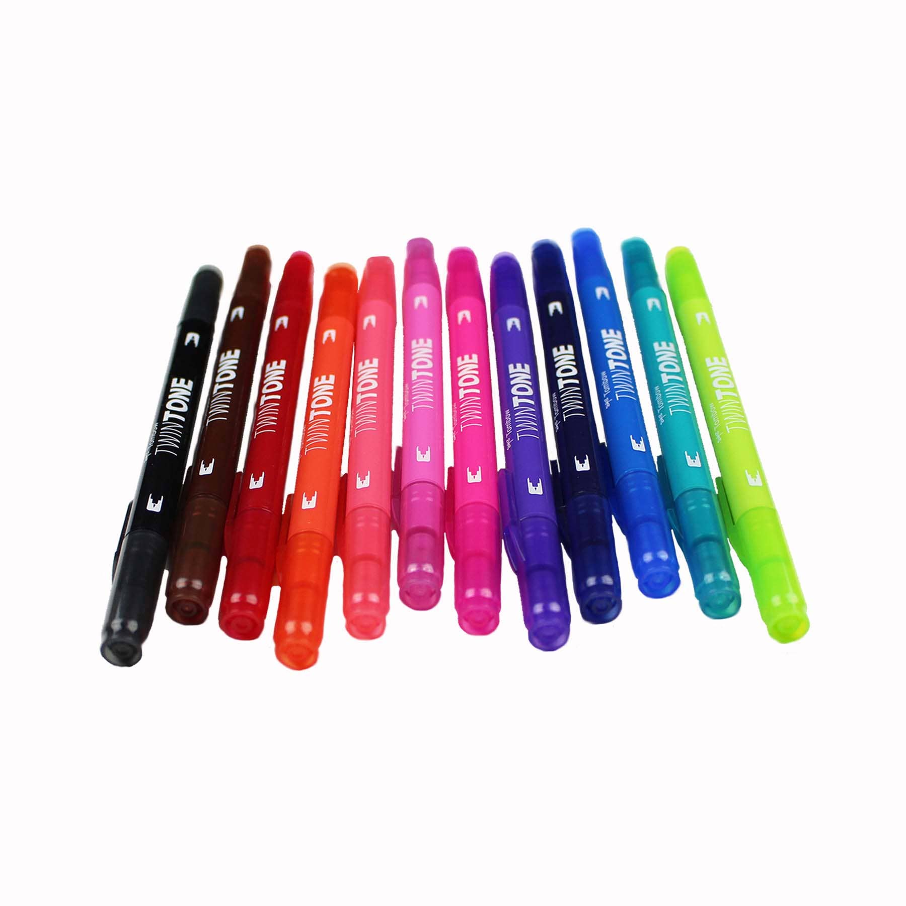 Tombow - Wholesale Marker - TwinTone Marker Set: Bright - 12-Pack6