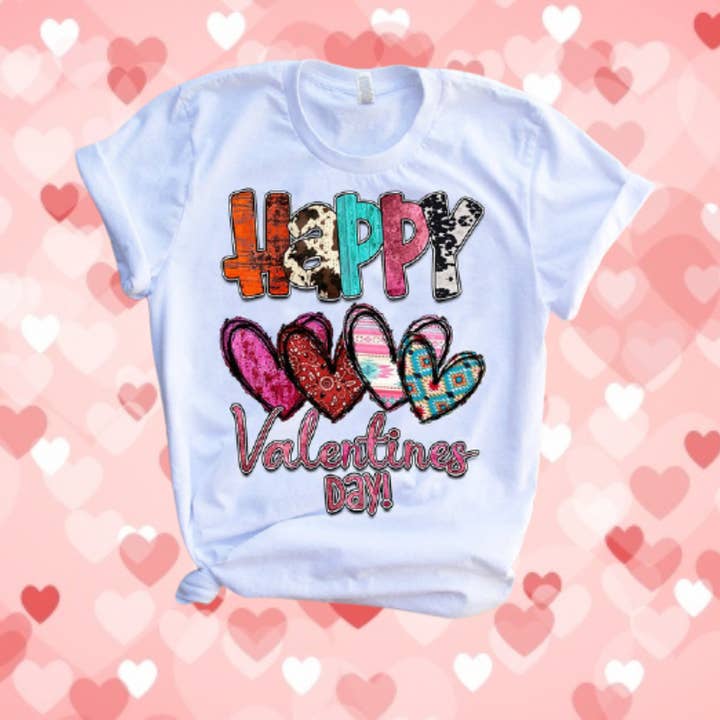 Happy Valentines Day Tshirt för wholesale av Londas Trendy Tees