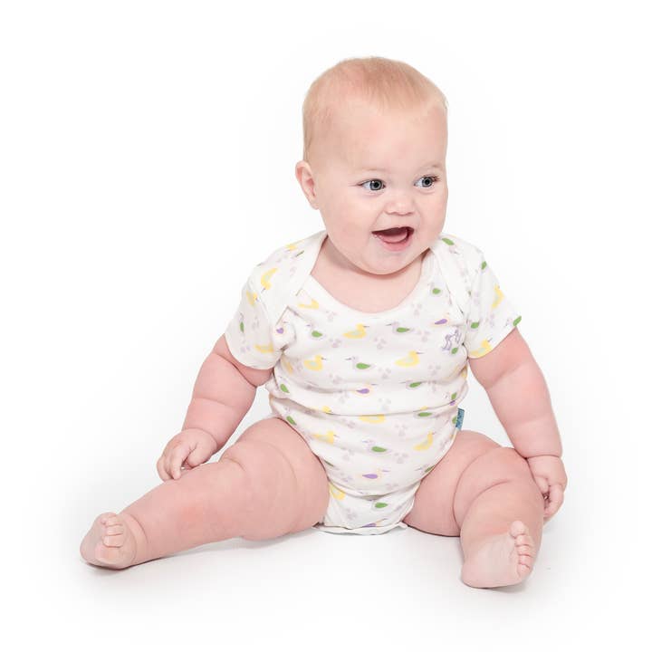 2 pack vest set - girls duck print for wholesale by Luca and Rosa