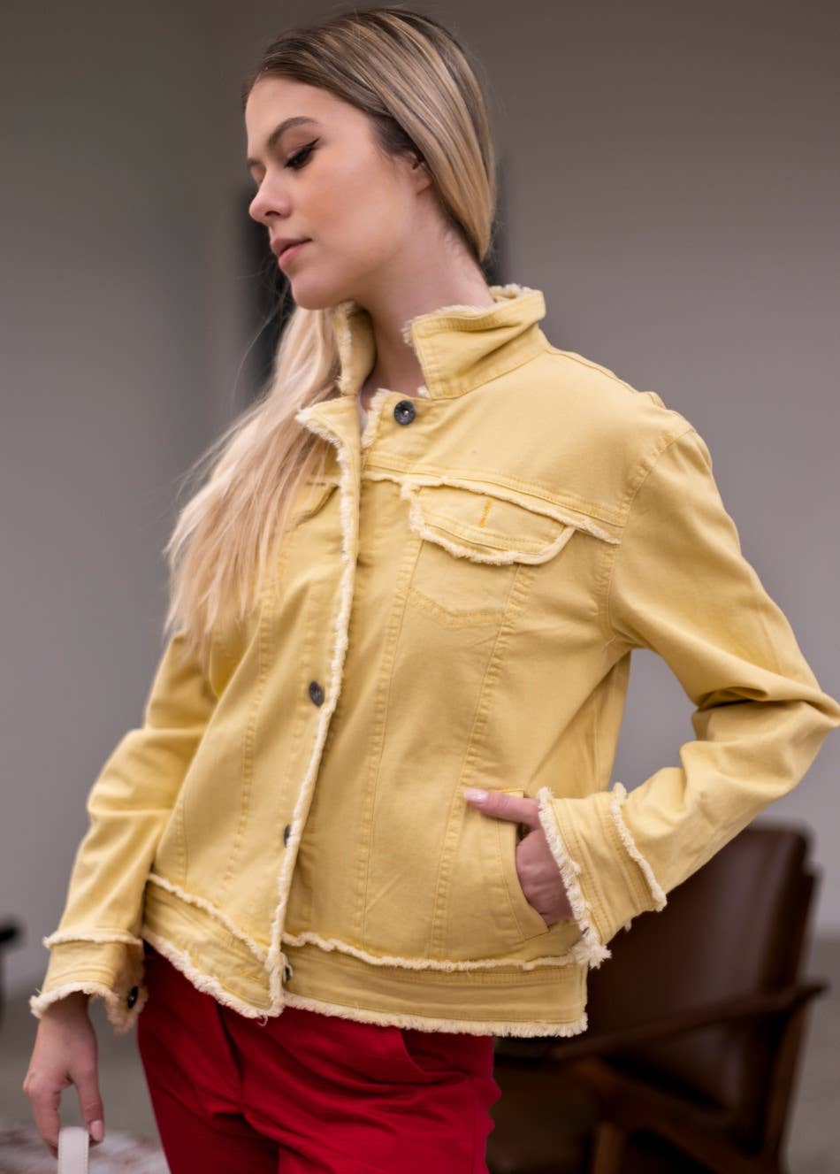 W.A.Y. --Wonderful And Young - Wholesale Jacket - Women's - W.A.Y.Fashion COTTON Twill  Jacket12