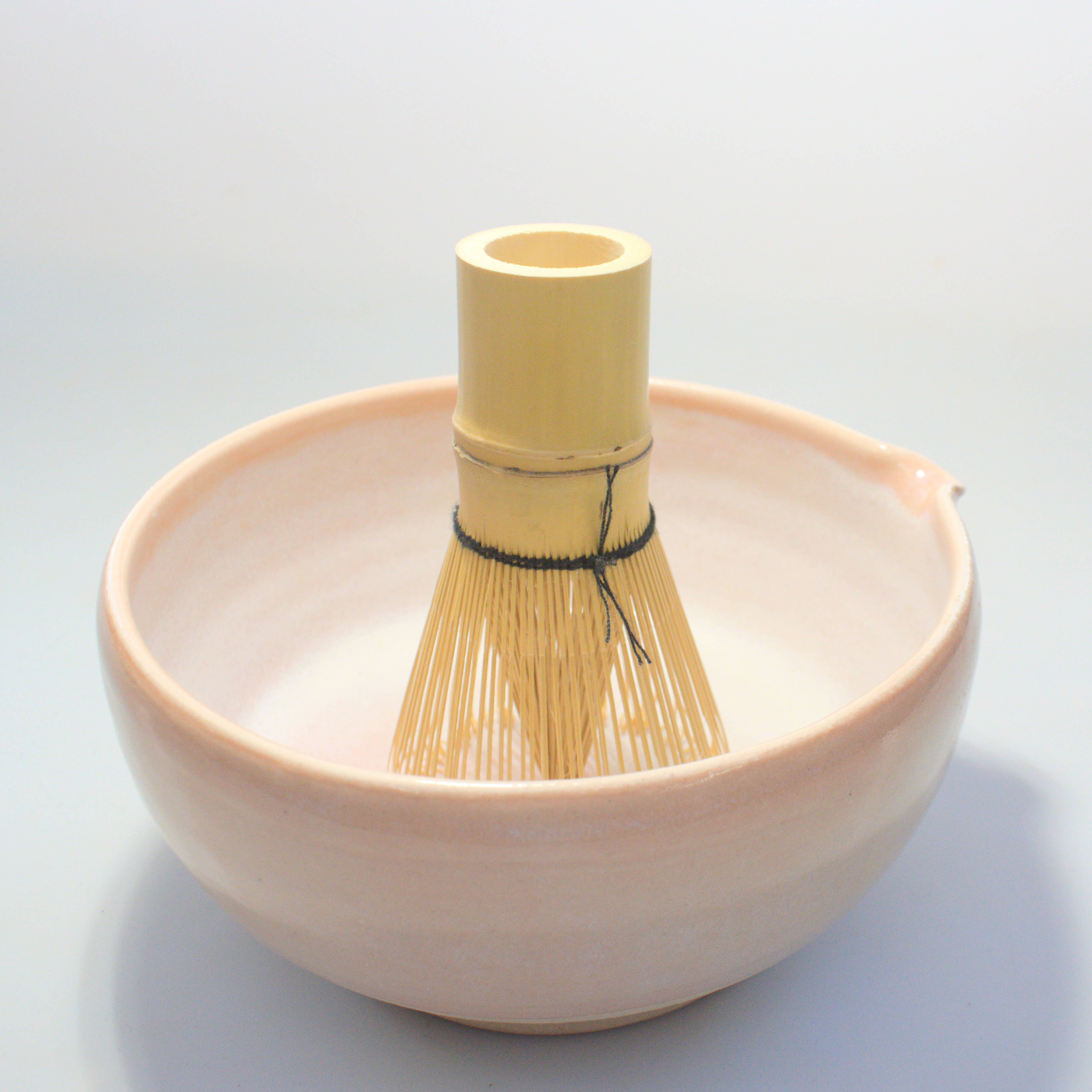 Ceramic Heights – Tigela para misturar por atacado – Tigela de Matcha em Verde ou Rosa3