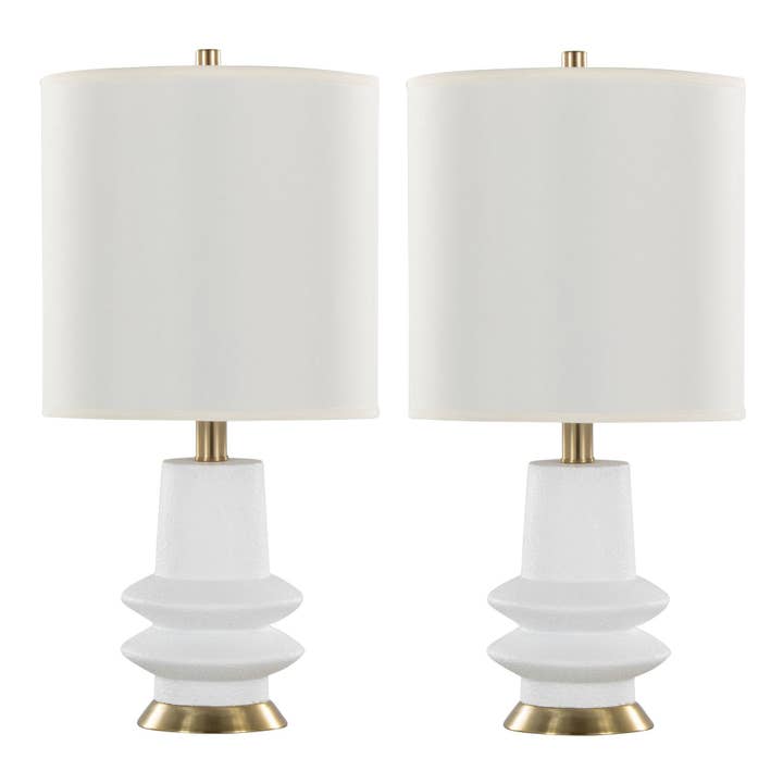 LumiSource and Grandview Gallery - Wholesale Accent/Desk Lamp - Lloyd 26" Polyresin Table Lamp - Set of 27