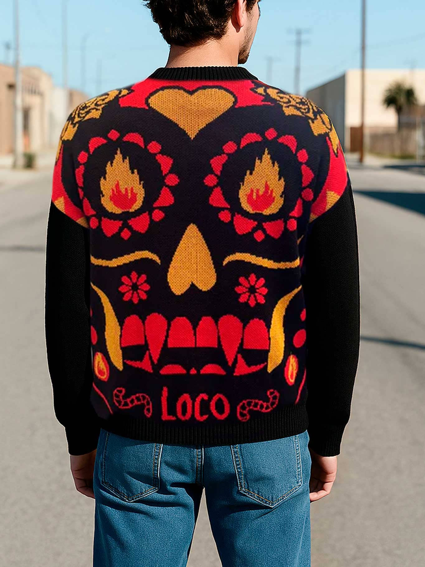 LOCO MONKY - Wholesale Graphic Sweatshirt - Unisex - Loco Mexico unisex sweater by Loco Monky1