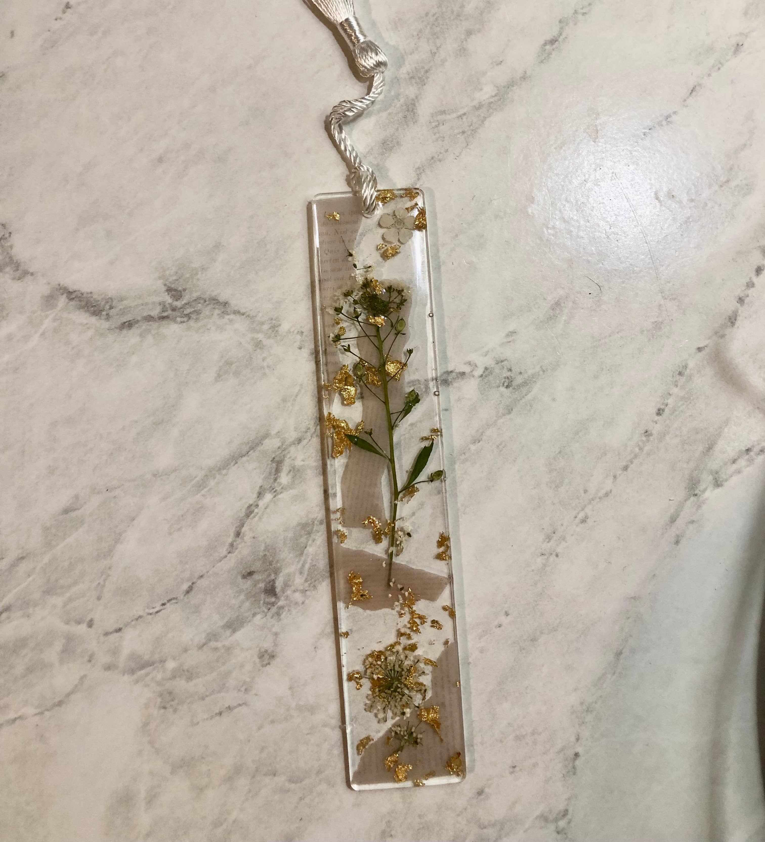 Sweet Heat Studios - Wholesale Bookmark - Vintage Floral Resin Bookmark0