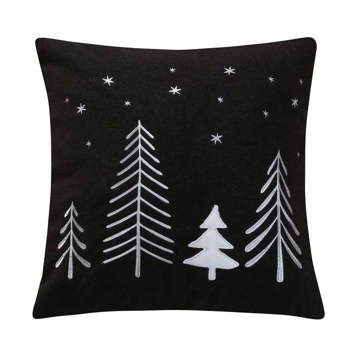 Coussin Arbre en Laine de Charbon Étoile du Nord pour la vente par Levtex Home