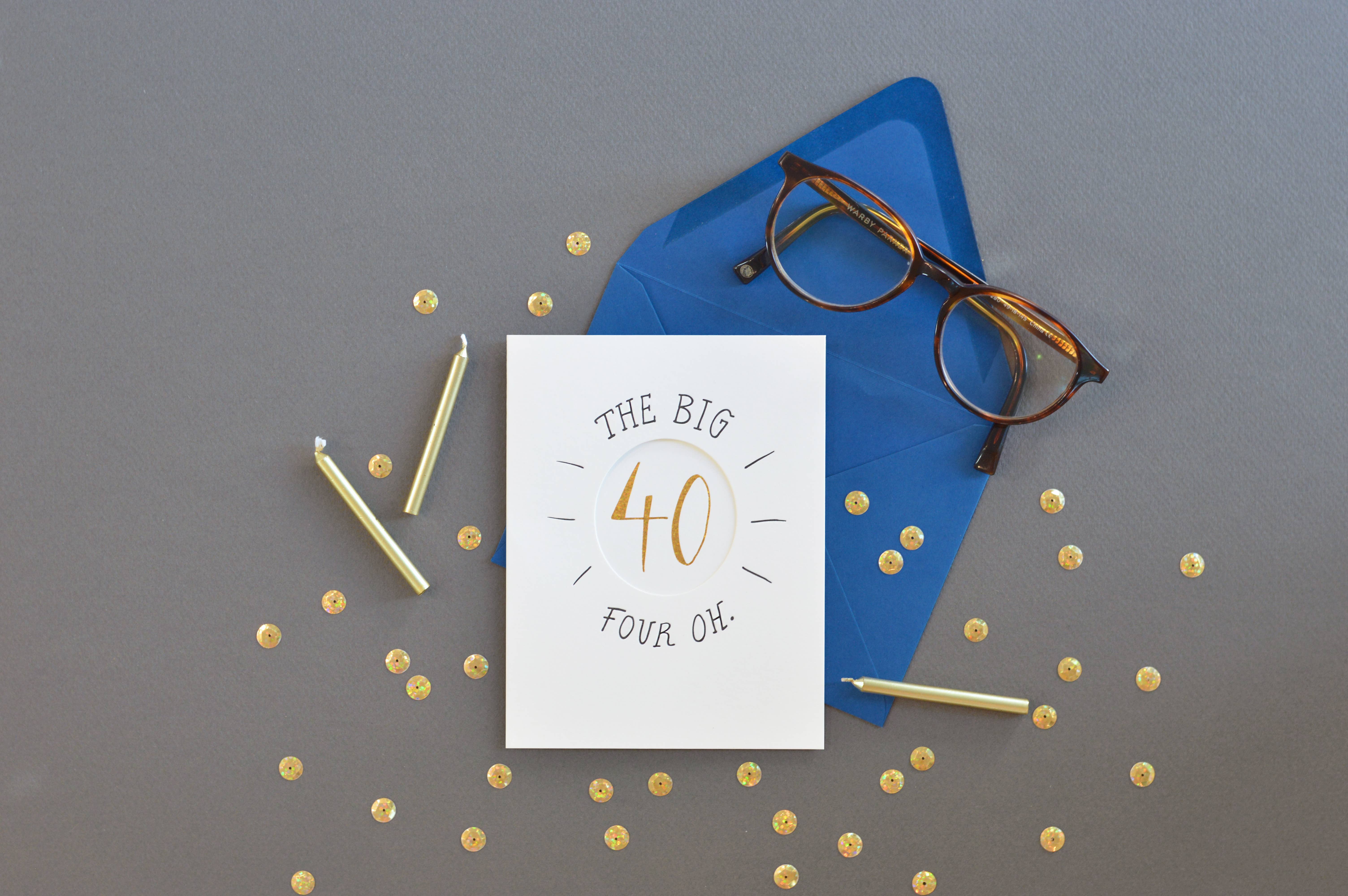 Wild Ink Press - Wholesale Birthday Card - Forty | Milestone Birthday Card1